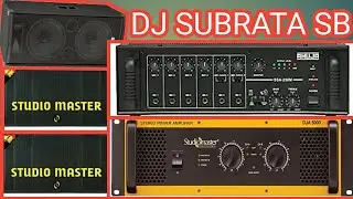 STUDIOMASTER DJA 5000 & STUDIOMASTER FIRE 84 & SOUND TESTING