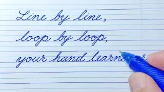Cursive Writing Quote 86 | Cursive Handwriting Practice | Cursive Letters | How to write in cursive