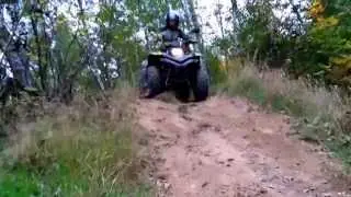 ATV Stels 100cc rs- heerful autumn ))))-обкатка quad