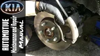 How To Replace The Kia Forte Front Disc Brake Pads.