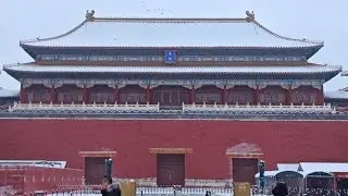Snowy Beijing Street View 20231211 北京 雪の街風景 北京雪景