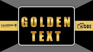 Gold Text Effect in CorelDRAW | Easy Gradient Tutorial for Graphic Designer