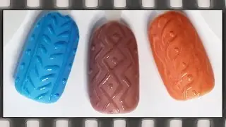 Вязаный маникюр Свитер. Дизайн ногтей гель-лаком |  3D Cable Knit Sweater Nails