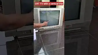 How to fix CRT TV with vertical line ||🔥 solution #shortsviral #trendindvideo #youtubeshorts