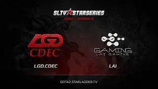 LGD.CDEC vs LAI Gaming, SLTV ChinaSeason X, Day 4, Game 1