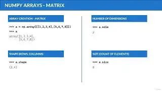 39  NumPy Arrays ndarrays