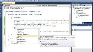ASP C# Login Website Part 3 Database Scripting(2)