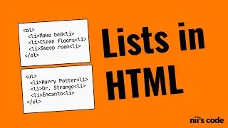 Learn about lists in html in JUST 5 mins!