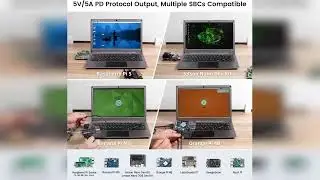 Review: ELECROW Portable Monitor with Keyboard, 14 Inch Lapdock Display with Built-in Battery,...