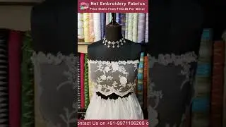 Net Fabric | Beautiful Dress By Net Fabric | Net Embroidery Fabric |