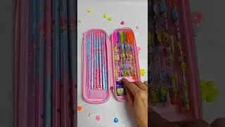 Filling pencil case for school girls and boys