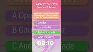 Creating Audio Fade In/Out Effects in Adobe Premiere Pro | What's the Commonly Used Effect?