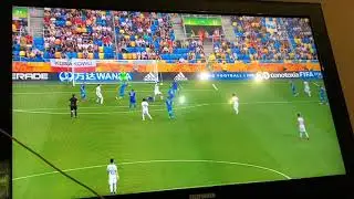 Gol incredibile di Scamacca !  (Ucraina  Italia 1-1) Mondiali U20 2019 [annullato]