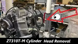 ZONTES 310 M Cylinder Head Disassembly