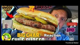 Reaction to Carl's Jr.&reg; BIG CHAR CHILE ANGUS BURGER Review ⭐🫑🍖🍔 Is It Worth $10?! 🤔🕵️&zwj;♂️