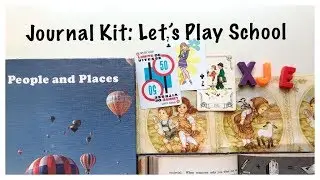 Junk Journal Kit:  Let's Play School: TheReBookery on Etsy