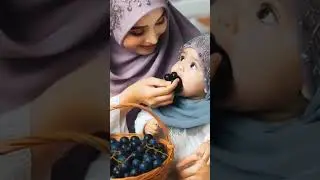 Adorable Baby Eating Grapes 🍇 | Mother Feeding Baby | Viral Shorts 2025 #sorts #youtubeshorts #ma5.o
