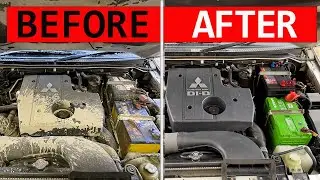 EASY Engine Bay CLEAN and Detailing any 4WD