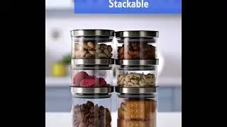 Conquer Your Kitchen with Borosil Stack N Store Storage Jars