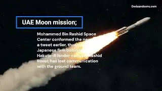 UAE's Moon mission fails | Lander Hakuto-R carrying Rashid Rover, lost connection with ground team.