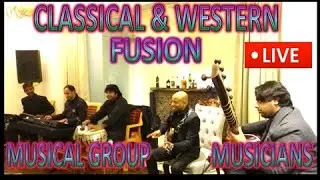 Soulful Indian Classical & Western Fusion Live 🎸🎹 | Sitar, Guitar, Tabla & Percussion | Active Music