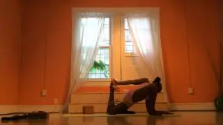 soul dance: spiritually fly (time lapse silhouette yoga) | Yoga with Faith Hunter