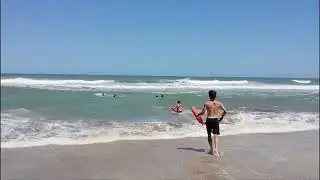 Raigambre geselina , guardavidas realizaron dos rescates en la zona norte de Villa Gesell