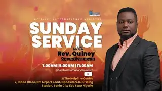This is Our Time of Favour (2nd Service) | Rev. Quincy Omorotionmwan