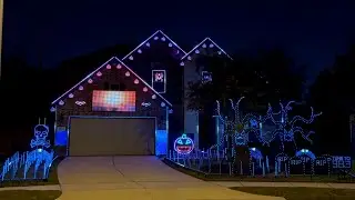 Halestorm and I Prevail - can u see me in the dark - Halloween Light Show 2024
