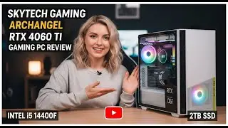 Skytech Gaming Archangel RTX 4060 Ti Gaming PC Review Intel i5 14400F 2TB SSD