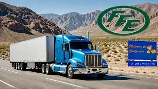 Frozen Food EXPRESS Truck Driver Hits the Open Road to California For the FIRST TIME! #Vlog 