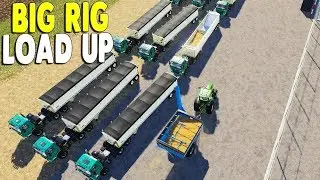Insane Convoy Loading Operation with $500,000 in Heavy Cargo | Farming Simulator 19 Gameplay
