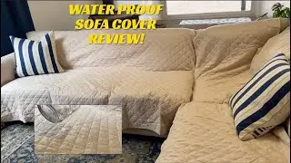 Water Proof Sofa Cover Review - Found On Amazon!