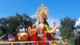 Durga Mata idol transporting 2021 | Durga Murti Aagman Nagole 2021 #Durgamataidol2021