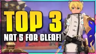 TOP 3 NAT 5's FOR CLEAF! feat. BARCODE (Summoners War Chronicles)