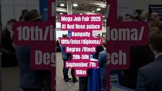 Hyderabad  Mega Job Fair#2025 | 7th September | Free Jobs for Freshers & Graduates
