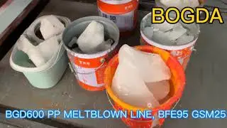 BOGDA living online show 600mm meltblown machine export India