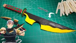 Demon slayer Tengen Uzui Swords | Craft | Esey