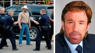 Unos oficiales atacaron a Chuck Norris en un estacionamiento, pero lo que ocurri&oacute; despu&eacute;s sacudi&oacute; ..