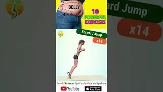 #burnbellyfat Faster with These 10 Powerful #exercisesathome @RobertasGym #homeworkout #fitness
