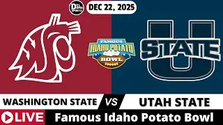 WASHINGTON STATE VS UTAH STATE 🏈 Idaho Potato Bowl 🏆 College Football - DEC 22, 2025