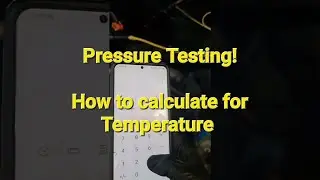 Temperature Compensated Pressure Testing