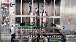 High Precision Automatic Filler! 2 Nozzles 5L Hand Washing Soap Filling Machine