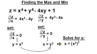 Calculus 3: Partial Derivative (19 of 50) Finding the Max and Min