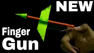 Origami paper finger gun || how to make paper finger gun || paper gun