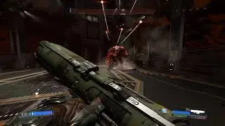 DOOM 2016 hidden rocket launcher reload animation - very secret