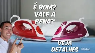 Ferro de Passar Roupa a Vapor e a Seco Philco - PFV2310R Rosa | VEJA + DETALHES
