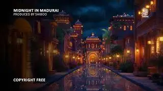 Indian Music | Calming Flute and Tabla Instrumental Music | Midnight in Madurai | Copyright Free