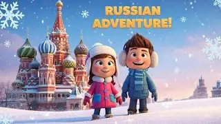 Приключения в России для детей! 🌍❄️ Весёлая песня для изучения географии | Minor Mindz