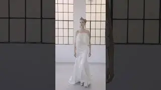 The Modern Mermaid Dress with Shimmering Cape [ ST-0019 ] #sachikotsutsui #bridalcollection2025